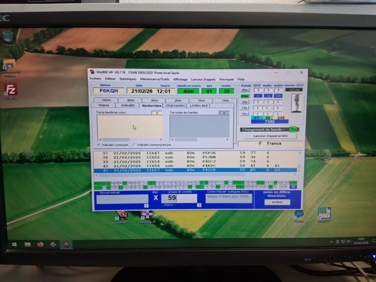 Participation du club radio F6KQH à la coupe du REF HF ce weekend