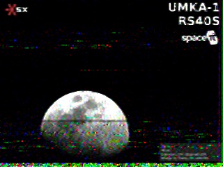 Réception SSTV du satellite RS40S UmKA-1