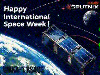 Réception SSTV des satellites RS40S UmKA-1 et RS95S Luca-1