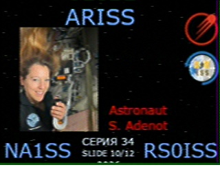 Réception SSTV de l&rsquo;ISS